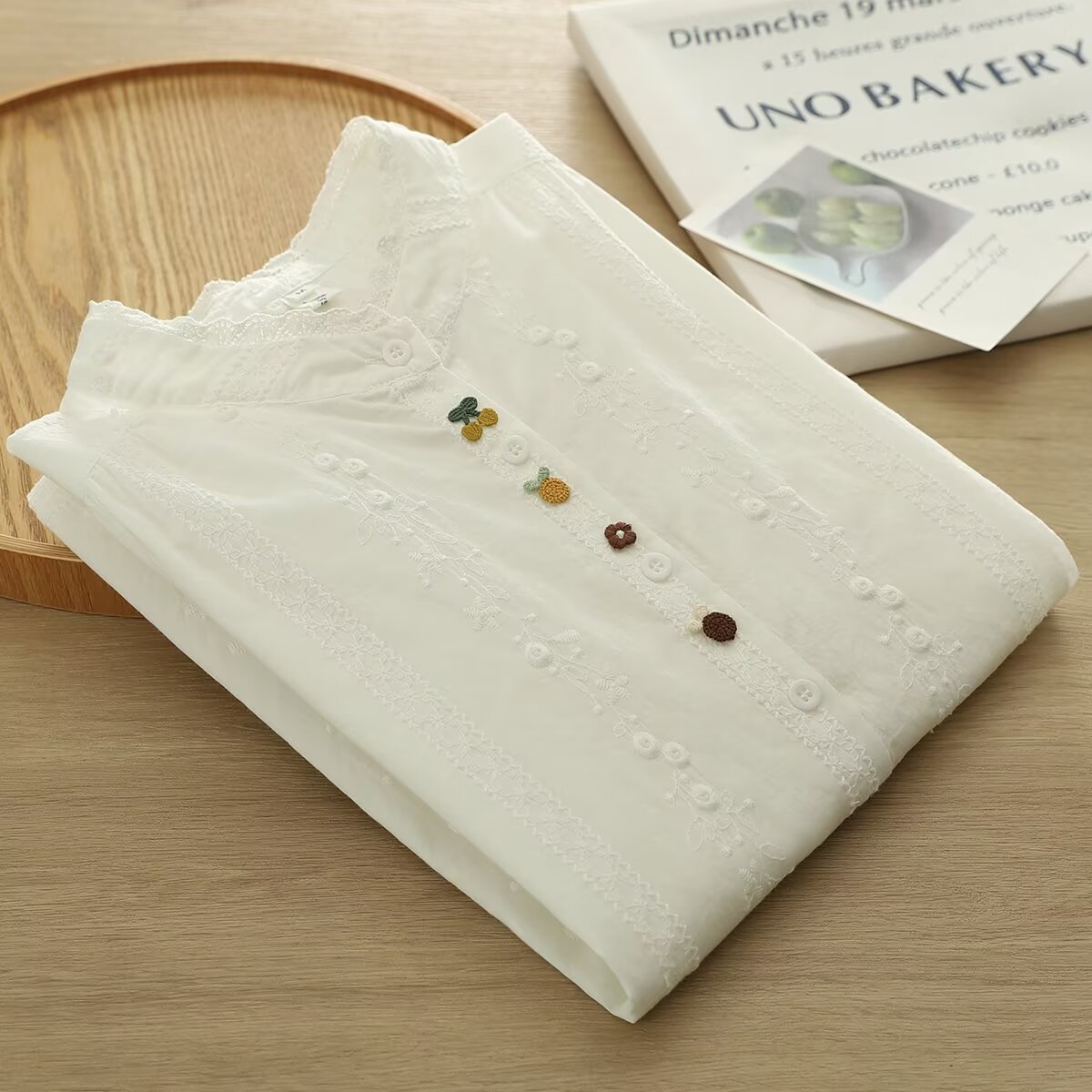 Embroidery Online - 2026 Bohemian blouse woman spring cotton