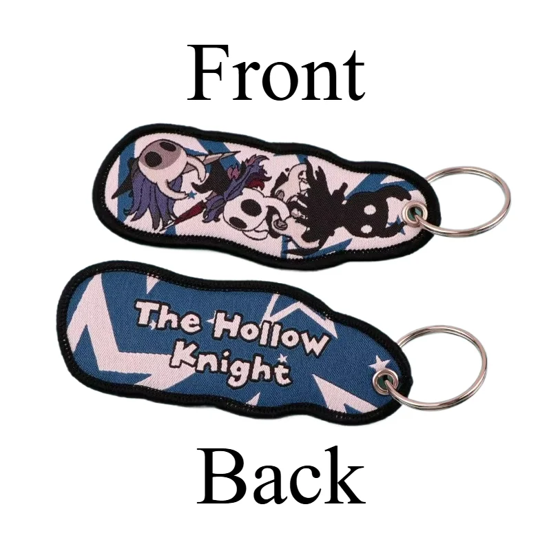 Embroidery Bag - Hollow Knight Embroidery Woven Label Keychain