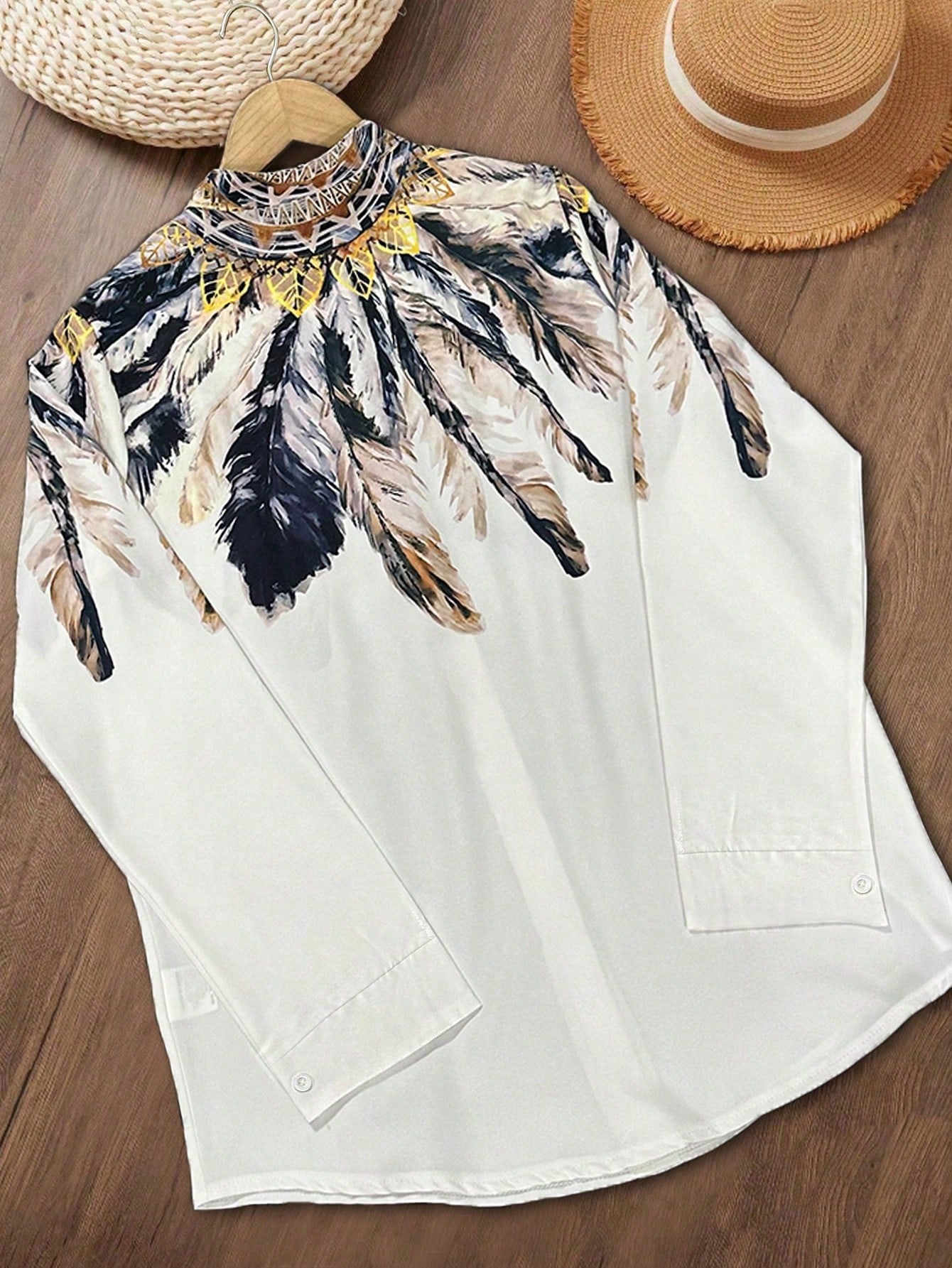 Women's Western ethnic print f - Embroidery Online recension och pris