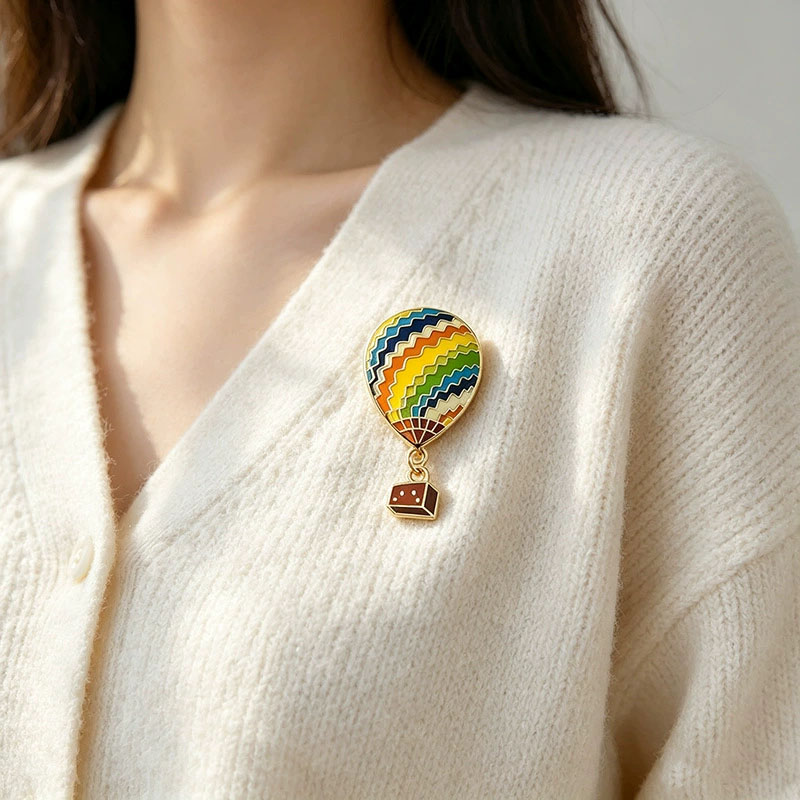 Hot Air Balloon Shaped Metal B - Embroidery Bali recension och pris