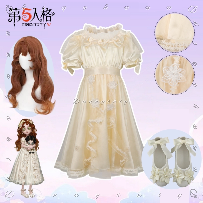 Identity V Little Girl Oedipus - Embroidery Yellow Dress recension och pris