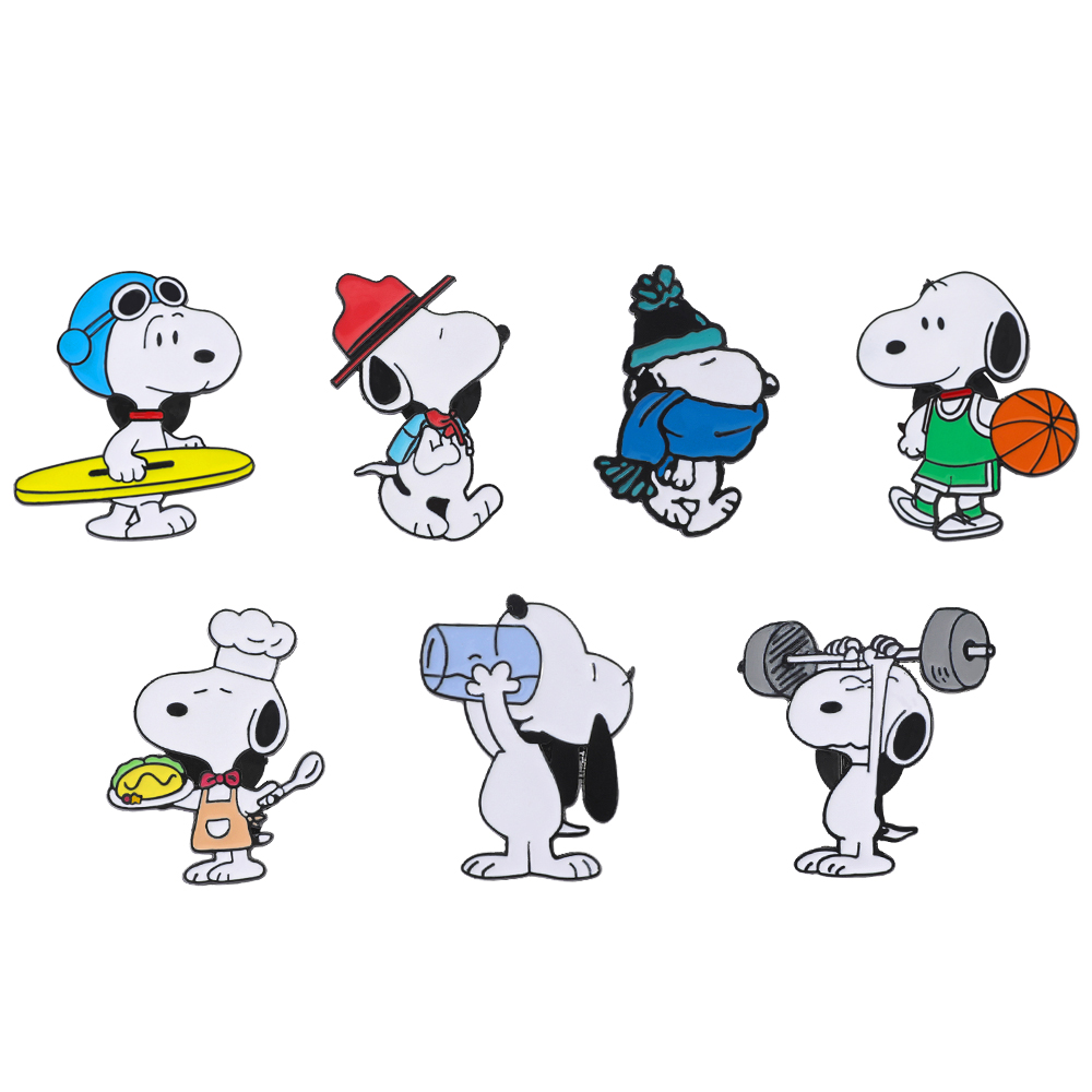 7 Pcs Cute Animals Anime Brooc - Embroidery Reddit recension och pris