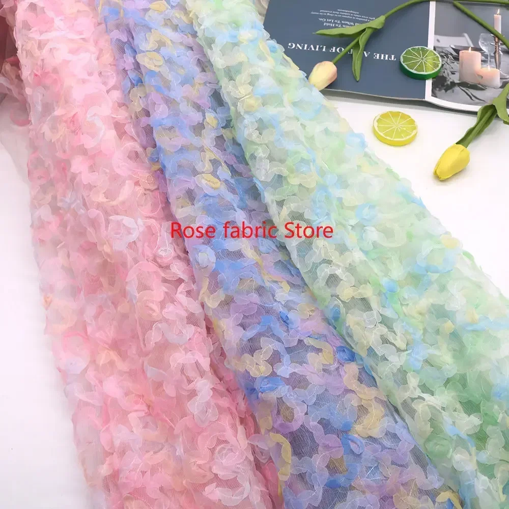 Gradient chiffon rose crochet  - Embroidery Rose recension och pris