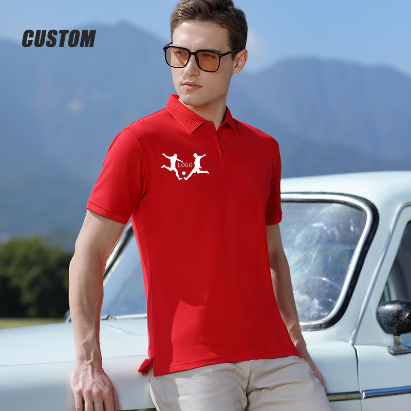 Personality Customization Polo - Embroidery Cotton Shirt recension och pris