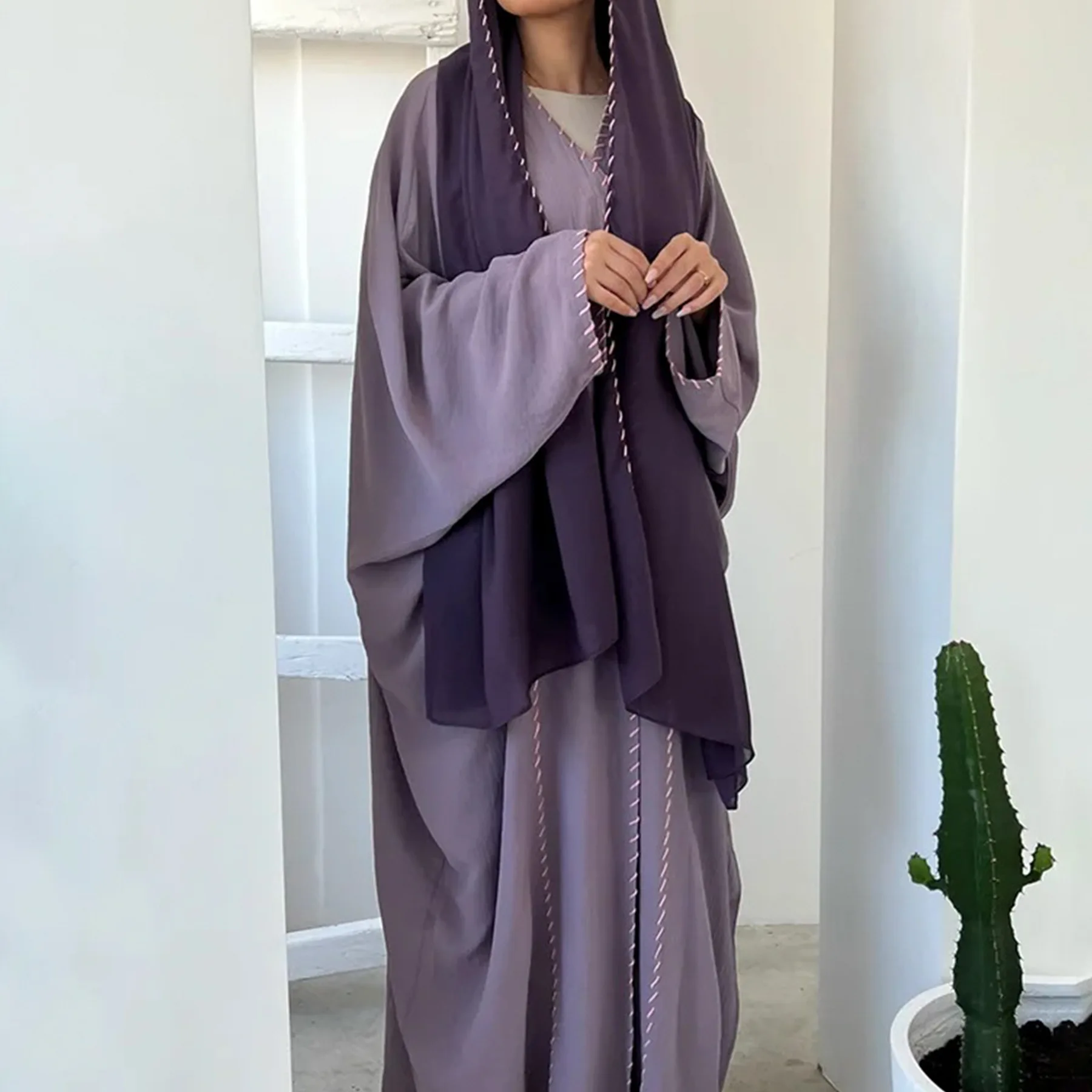 Morocco Kimono Open Abayas Lux - Embroidery Kebaya recension och pris