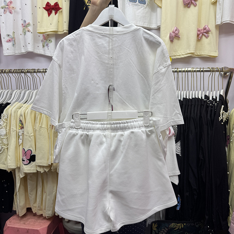 Summer Colorful 3D Flowers T-s - Embroidery Cotton Shirt recension och pris