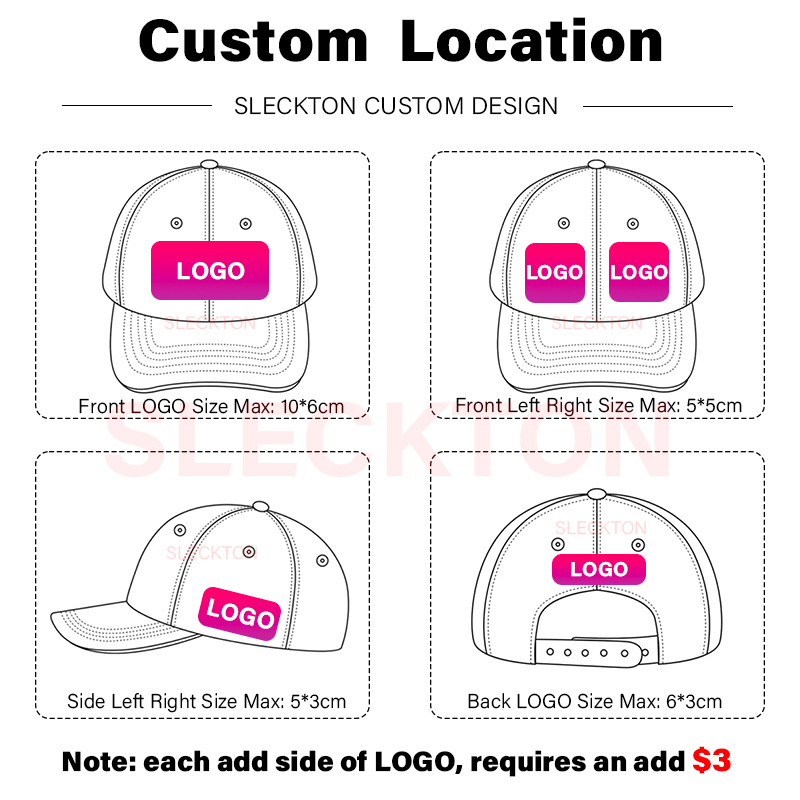 SLECKTON Custom Logo Baseball  - Embroidery Design Logo recension och pris