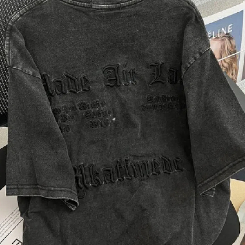 Vintage Art Classic Letter Emb - Embroidery Cotton Shirt recension och pris