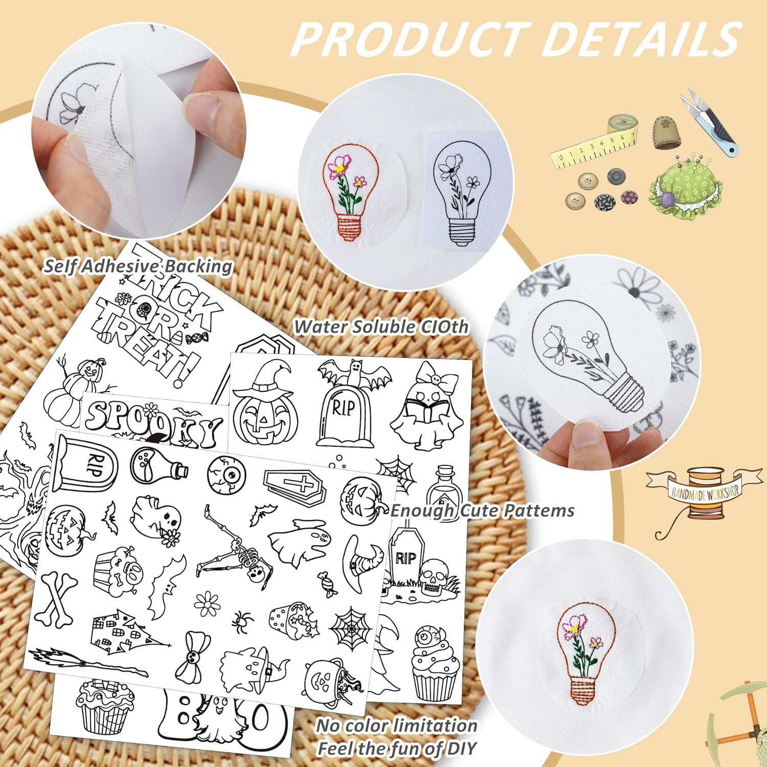 Water Soluble Stabilizer Embro - Embroidery Meaning recension och pris