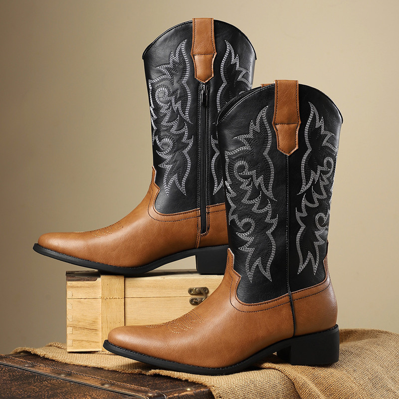 NEW Men High Boots Embroidery  - Embroidery Garments recension och pris