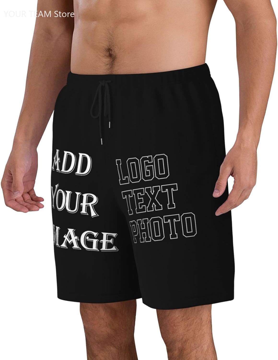 Custom Shorts for Men Design Y - Embroidery Design Logo recension och pris